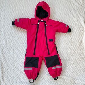 Polarn O Pyret Baby Overall Padded Snowsuit - 9-12 months